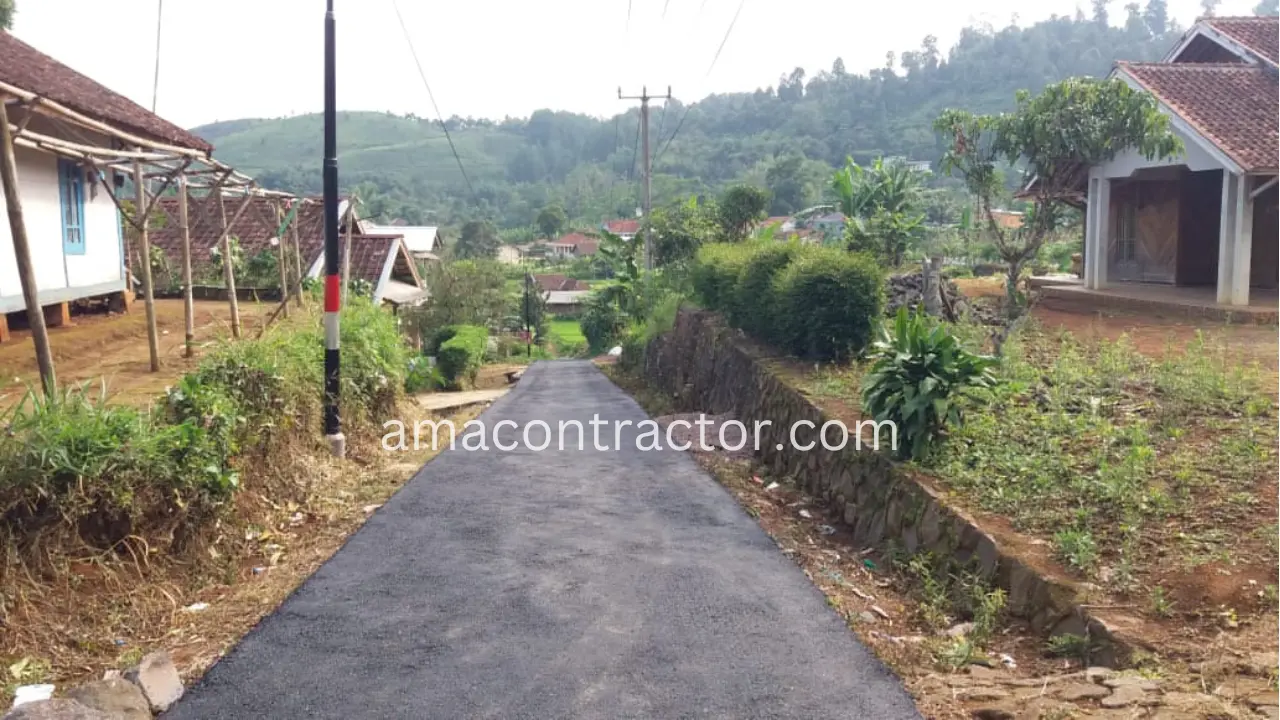 Jasa Pengaspalan Jalan Desa AMA Contractor